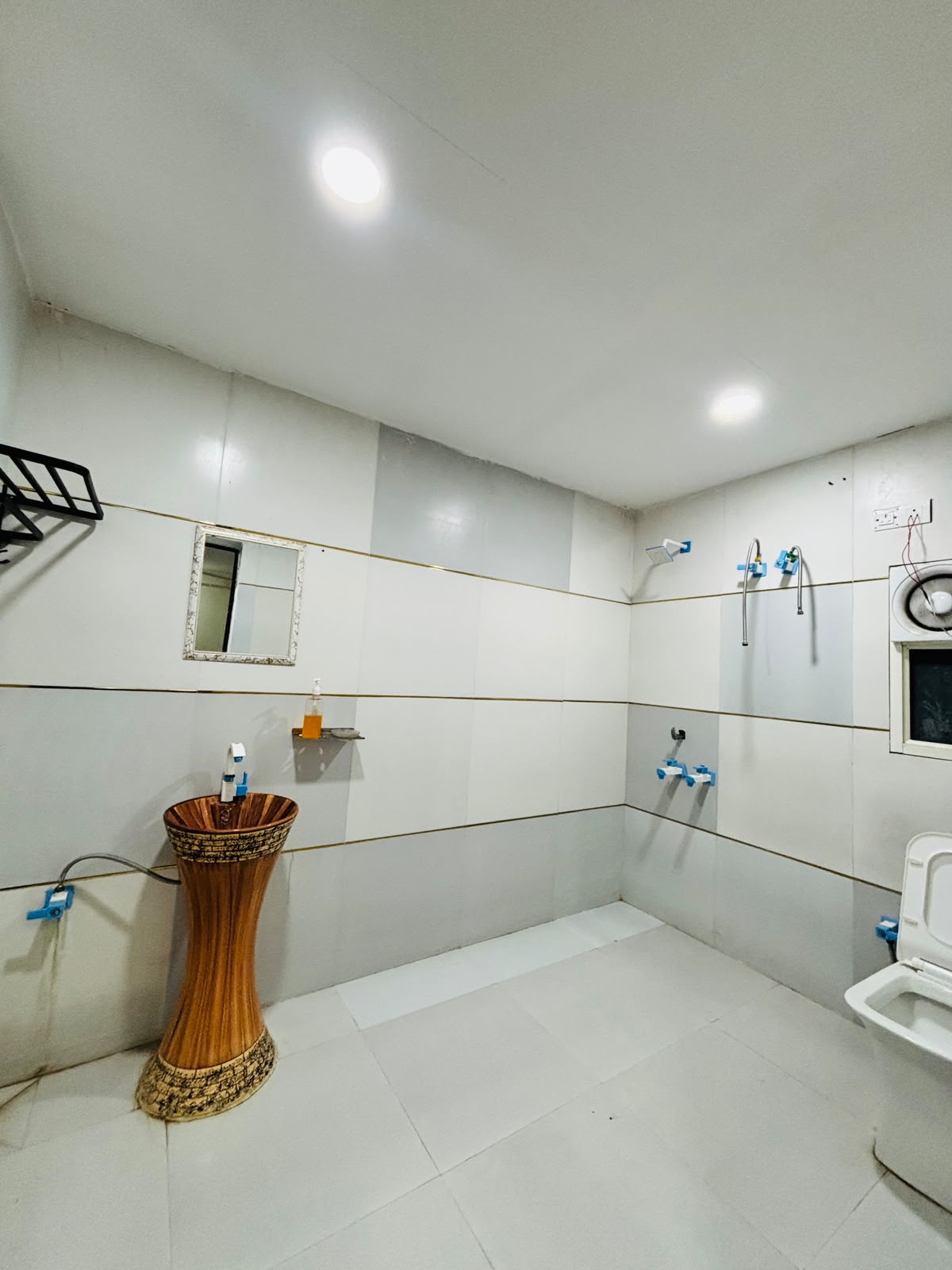 AU Farmhouse air-conditioned bedroom with attached washroom