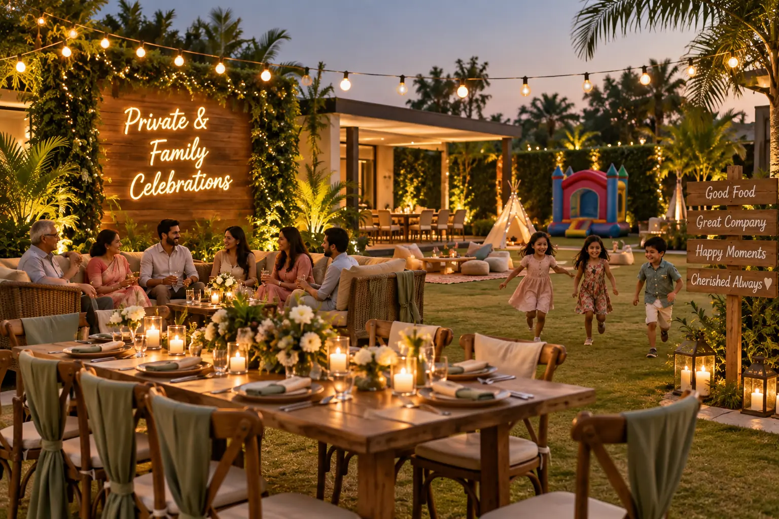 Private and family celebrations