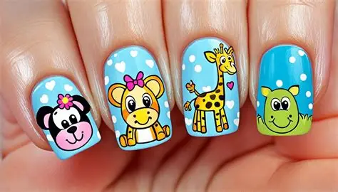 Nail art for kids party