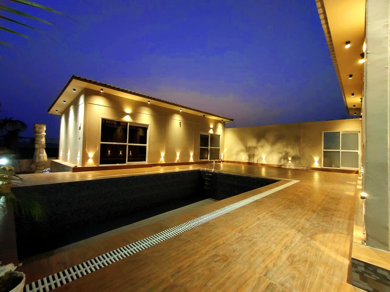 Angle Farmhouse exterior in Sector 151 Noida