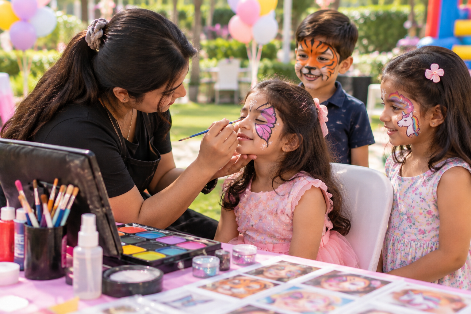 Face painting for kids party