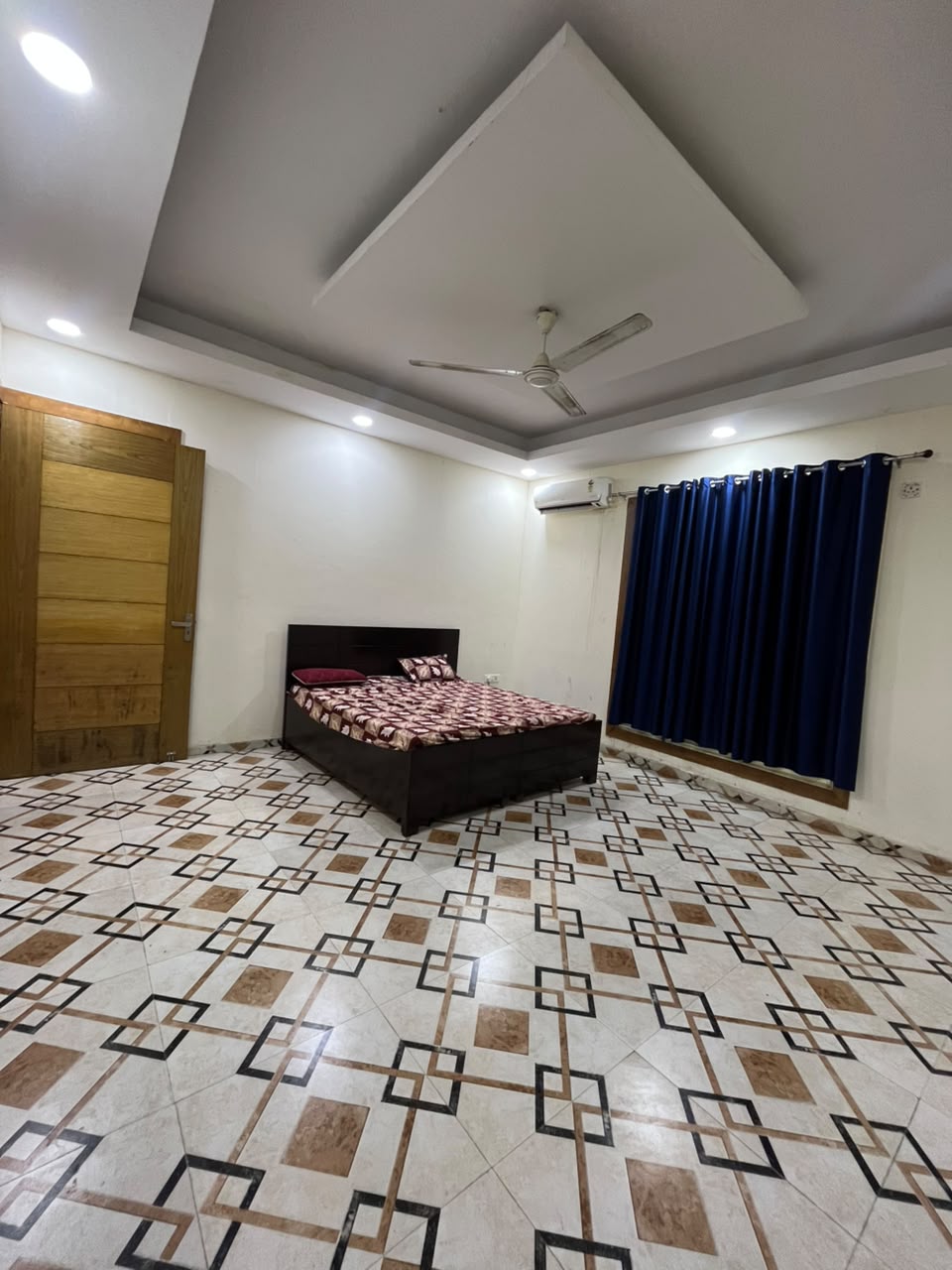 AC bedroom at Noida Party Farmhouse