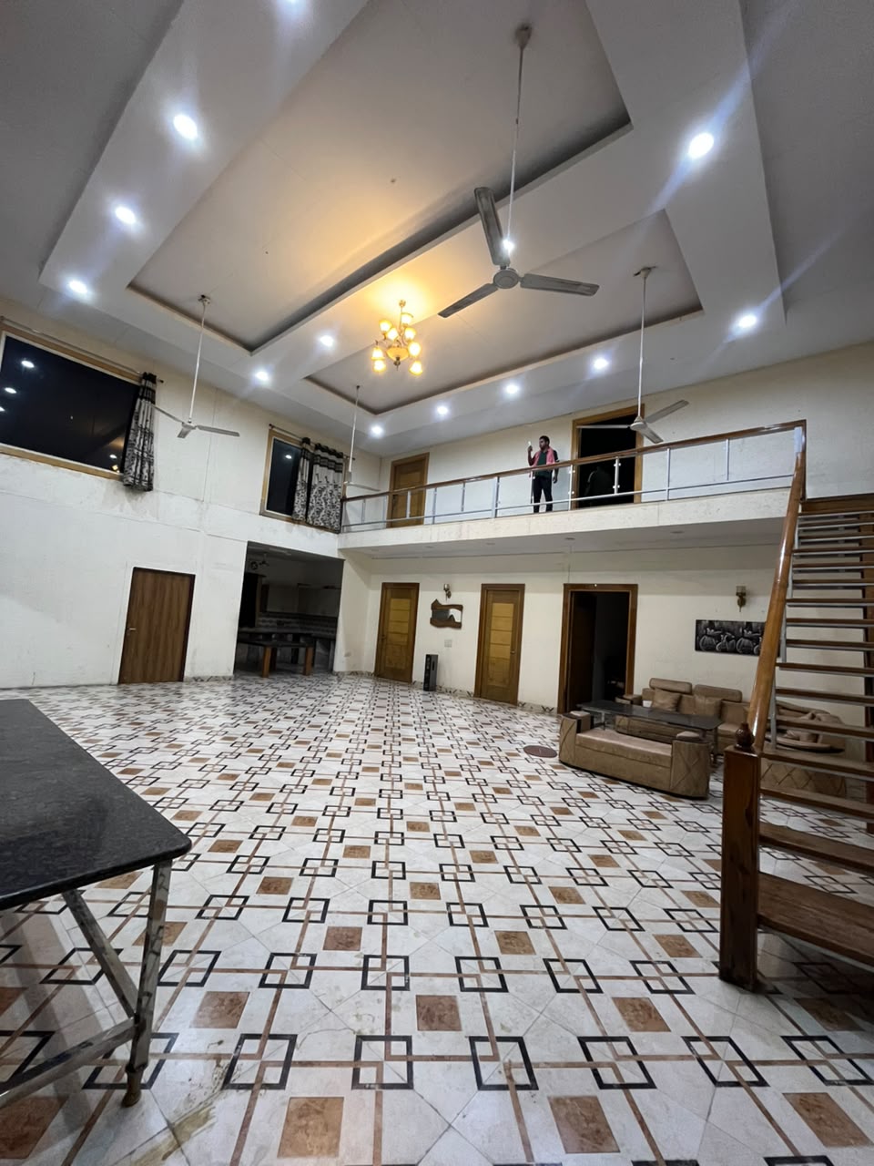 Indoor party hall at Noida Party Farmhouse